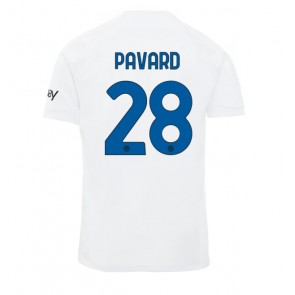 Inter Milan Benjamin Pavard #28 Koszulka Wyjazdowych 2023-24 Krótki Rękaw